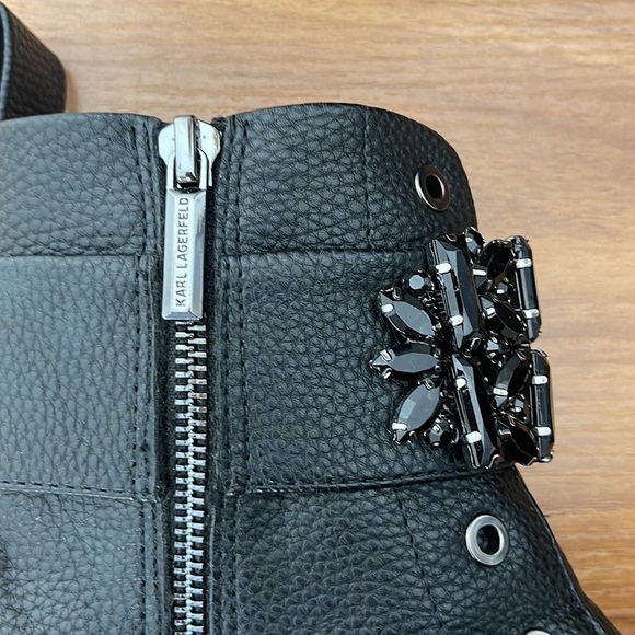 Nwt KARL LAGERFELD Paris Boots Size 7.5 - Picture 8 of 13